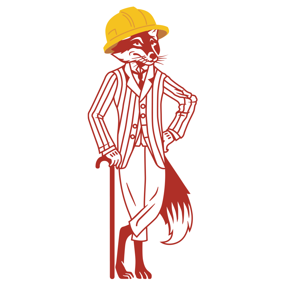 Fox in Hard Hat