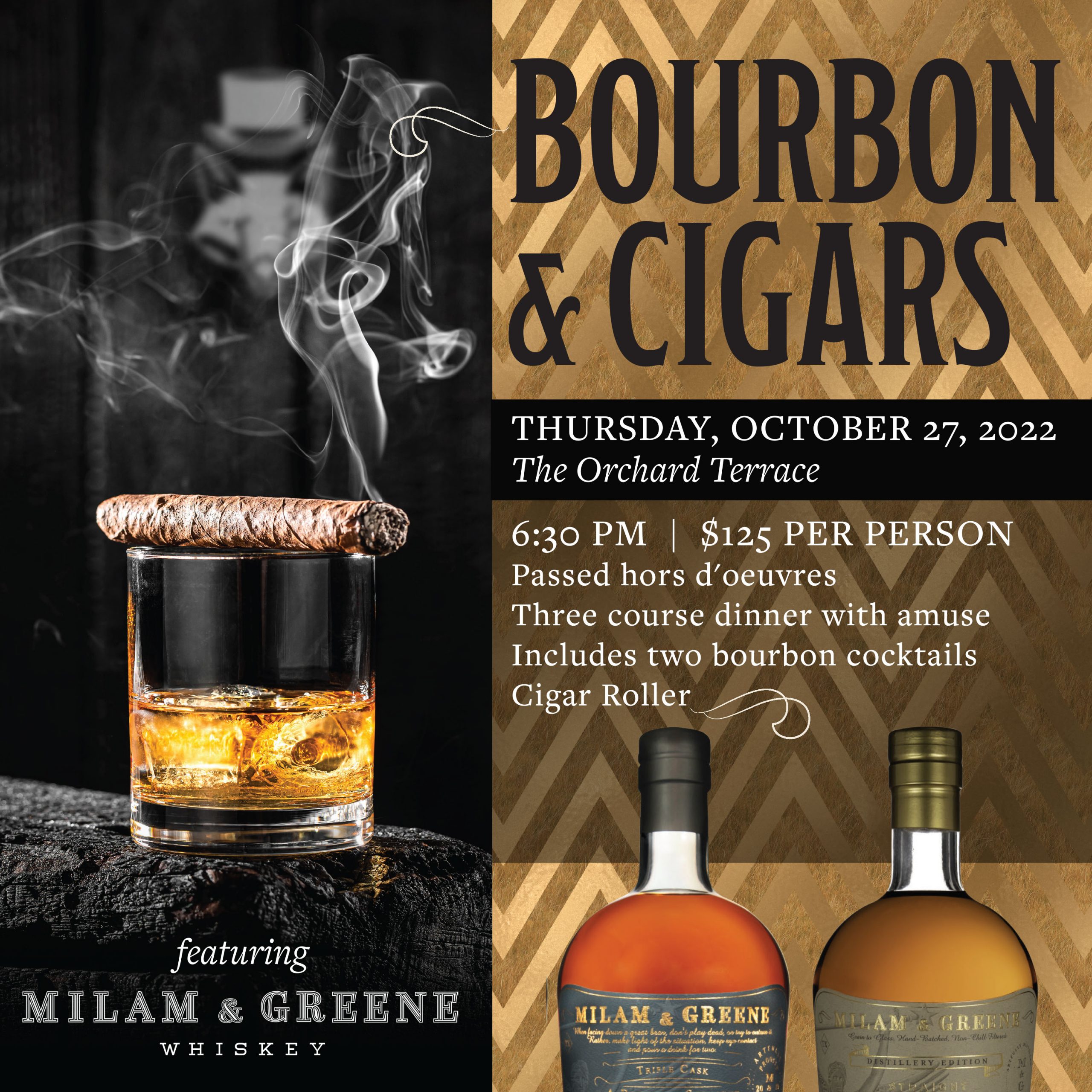 OP Bourbon and Cigar Night
