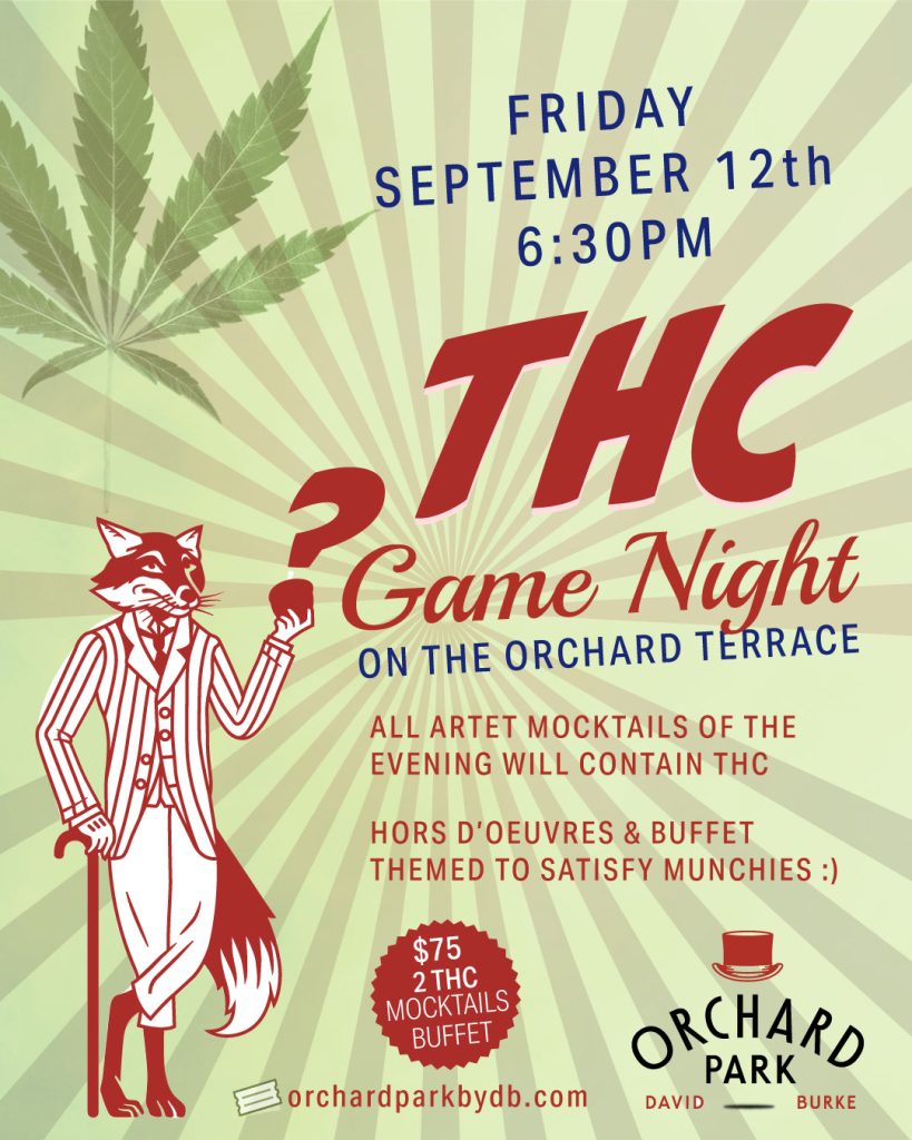 THC Mocktail Game Night