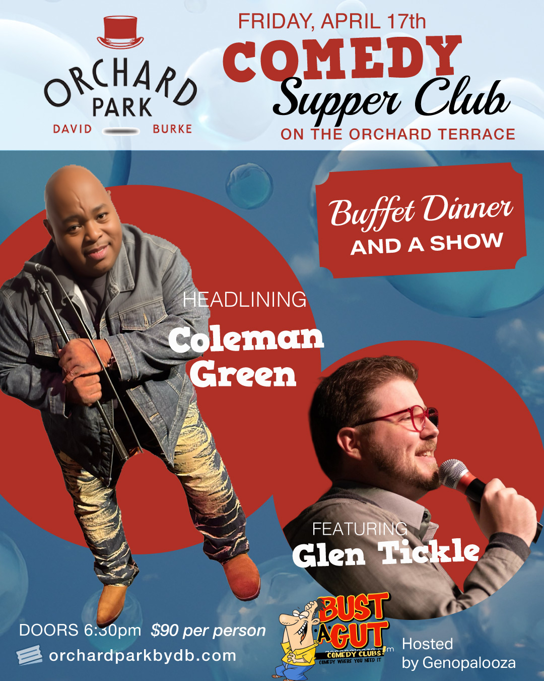 COMEDY 4/17/26 at Orchard Park by David Burke